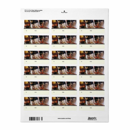 Labels voor voedingskrakers (Full Sheet)