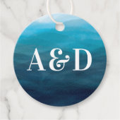 Labels voor weddenschappen, Waterverf voor blauwe (Voorkant)