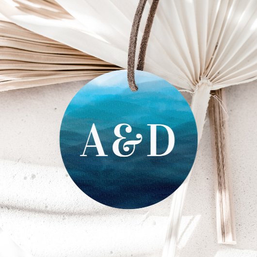 Labels voor weddenschappen, Waterverf voor blauwe