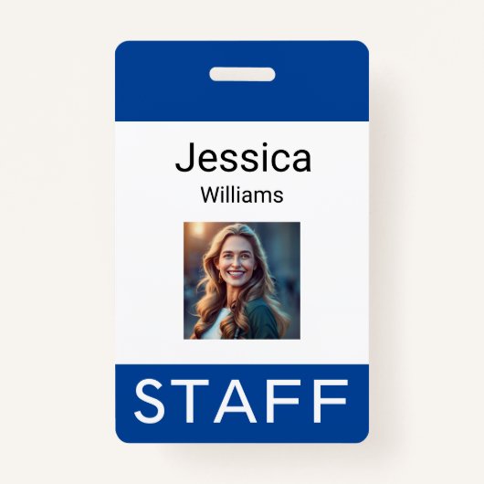 Labels voor werknemersnaam, persoonlijke bedrijfsl badge (Voorkant)