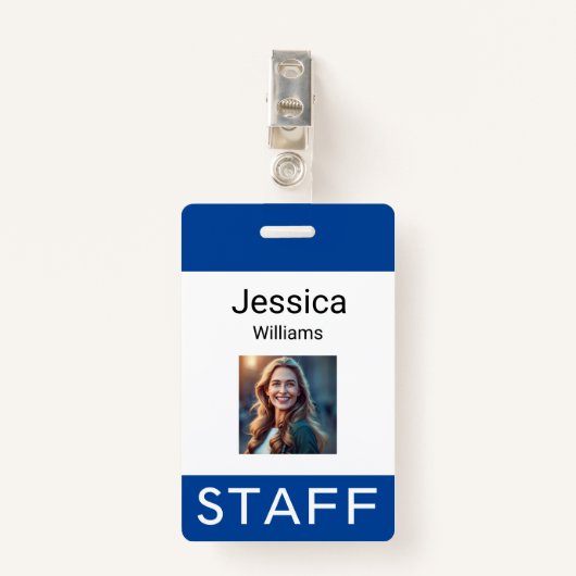 Labels voor werknemersnaam, persoonlijke bedrijfsl badge (Voorkant met clip)