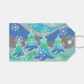 Labels voor winterbomen cadeaulabel (Voorkant (Horizontaal))