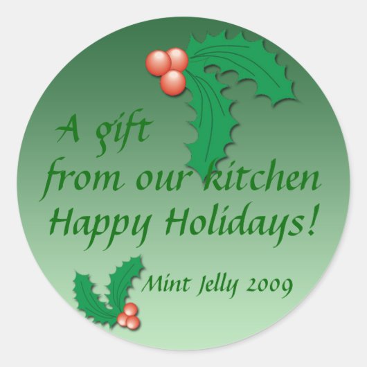 Labels voor zelfgemaakte vakantiejam, gelei of sal (Voorkant)