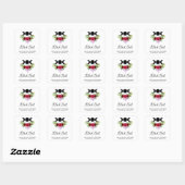 Labels zwarte zoutspreukkit (Vel)