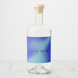 Labelset voor eten en drinken likeurfles etiket
