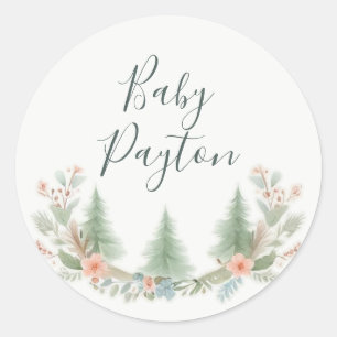 Labelset voor eten en drinken ronde sticker