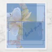 Labelset voor eten en drinken wijn etiket (Enkel label)