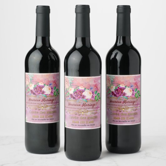 labelset voor potten wijn etiket (Flessen)