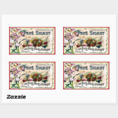  labelsticker rechthoekige sticker (Vel)