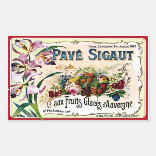  labelsticker rechthoekige sticker (Voorkant)