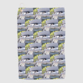 labgroep slaapt golfhanddoek (Voorkant)