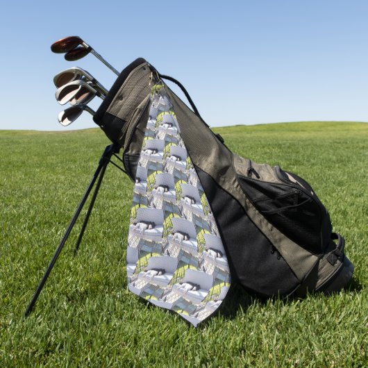 labgroep slaapt golfhanddoek (Groen)