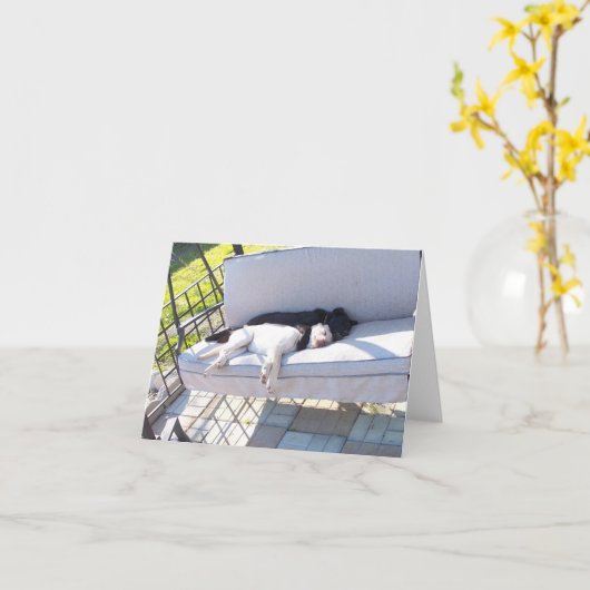 labgroep slapend kaart (Gele Bloem)