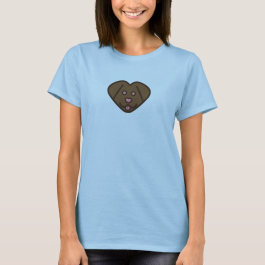 Labhearts Chocolade T-shirt (Voorkant)