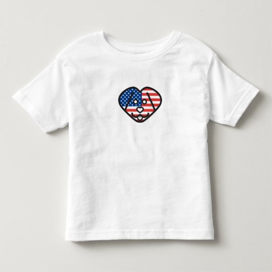 Labhearts Patriot Kinder Shirts (Voorkant)