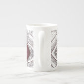 Labia Fluer Prem Mandal Porselein Kop (Achterkant)