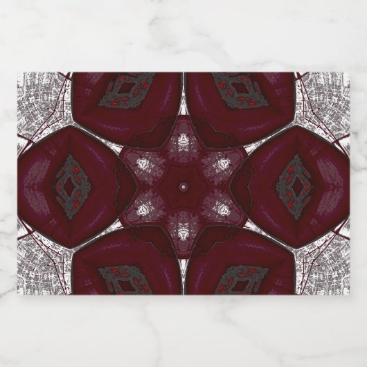 Labia Fluer Prem Mandal Sparkling Wijnetiket (Enkel label)