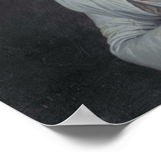 Labille-Guiard - Duchess of Aiguillon 1770 Poster (Hoek)