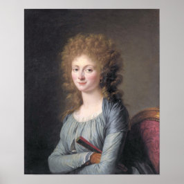 Labille-Guiard - Duchess of Aiguillon 1770 Poster