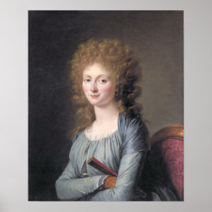 Labille-Guiard - Duchess of Aiguillon 1770 Poster