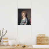 Labille-Guiard - Duchess of Aiguillon 1770 Poster (Keuken)
