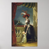 Labille-Guiard - Louise-Elisabeth met haar zoon Poster (Voorkant)