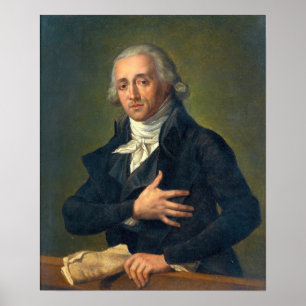 Labille-Guiard - portret van Gaspard Gilbert Poster