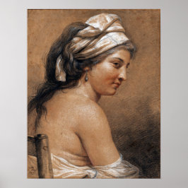 Labille-Guiard - Studie van een zittende vrouw Poster