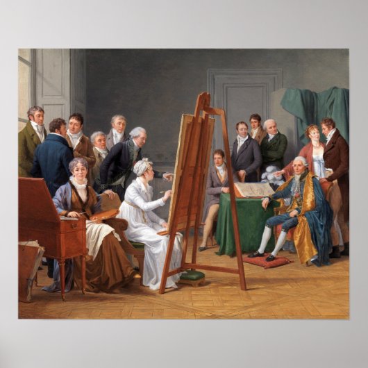 Labille-Guiard - Studio Scene Poster (Voorkant)