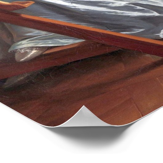 Labille-Guiard - zelf-portret met twee studenten Poster (Hoek)