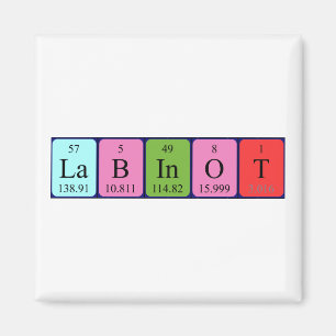 Labinot periodiek table name magnet