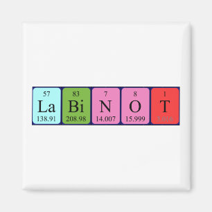 Labinot periodiek table name magnet