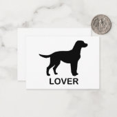 lablover notitiekaartje (Voorkant / Achterkant in situ)