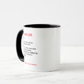 Labmanager mok voor labmanager cadeaus voor Lab Ma (Voorkant links)