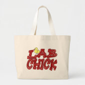 LABOCHICK (LABORATORIUM) GROTE TOTE BAG (Voorkant)