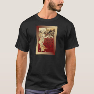 LaBoheme ~ Puccini Opera 1896 w/Achtergrond T-shirt