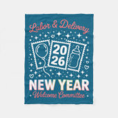 Labor &amp; Delivery 2026 New Year Welcome Committ Fleece Deken (Voorkant)