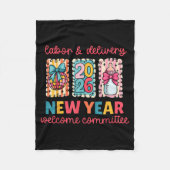Labor & Delivery 2026 New Year Welcome Committ Fleece Deken (Voorkant)