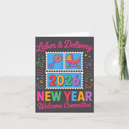 Labor & Delivery 2026 New Year Welcome Committ Kaart (Voorkant)