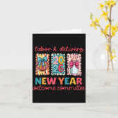 Labor & Delivery 2026 New Year Welcome Committ Kaart (Gele Bloem)