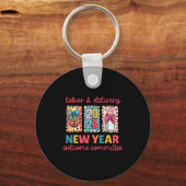 Labor &amp; Delivery 2026 New Year Welcome Committ Sleutelhanger (Voorkant)