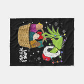 Labor And Delivery Nurse Christmas Lights Snowflak Fleece Deken (Voorkant (Horizontaal))