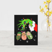 Labor And Delivery Nurse Christmas Lights Snowflak Kaart (Gele Bloem)