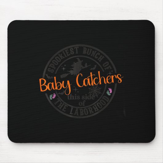 Labor And Delivery Nurse Halloween Witch Hostal Pa Muismat (Voorkant)