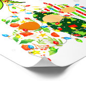 Labor And Delivery Nurse Merry Christmas Xmas Ligh Poster (Hoek)