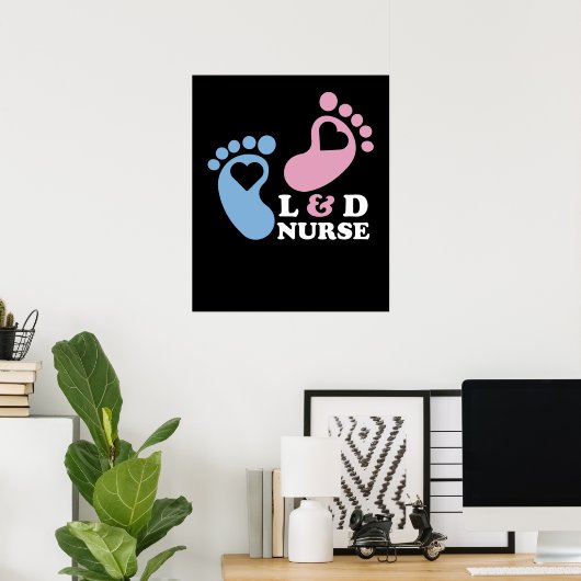 Labor and Delivery Nurses Poster (Thuiskantoor)