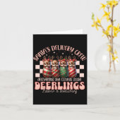Labor And Delivery Reindeer Swaddle Christmas L&am Kaart (Gele Bloem)