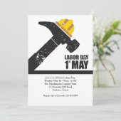 Labor Day 1 mei uitnodiging (Staand voorkant)