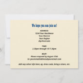 LABOR DAY BBQ Rosie Riveter Kaart (Achterkant)