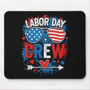 Labor Day Crew, Gelukkige Labor Day Patriottische Muismat